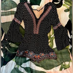Angie Women’s Long Sleeve Romper